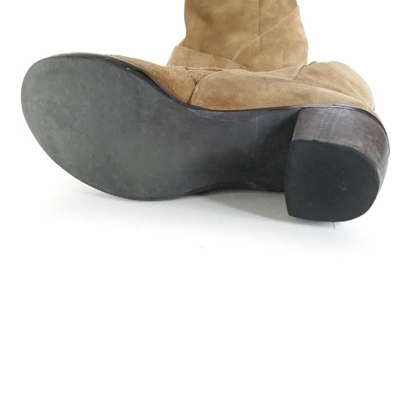 COCLICO Boots Ankle Boots 38 Tan Taupe Suede sz 7.5 - Picture 6 of 7